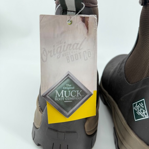 NEW The Original Muck Boot Company Men's Brown Apex mid zip Ankle boot sz 10 - Picture 6 of 8